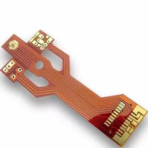 1/2 oz Polyimide Flexible Pcb Fabrication Board Matériau PI Blanc jaune résistant de soudage