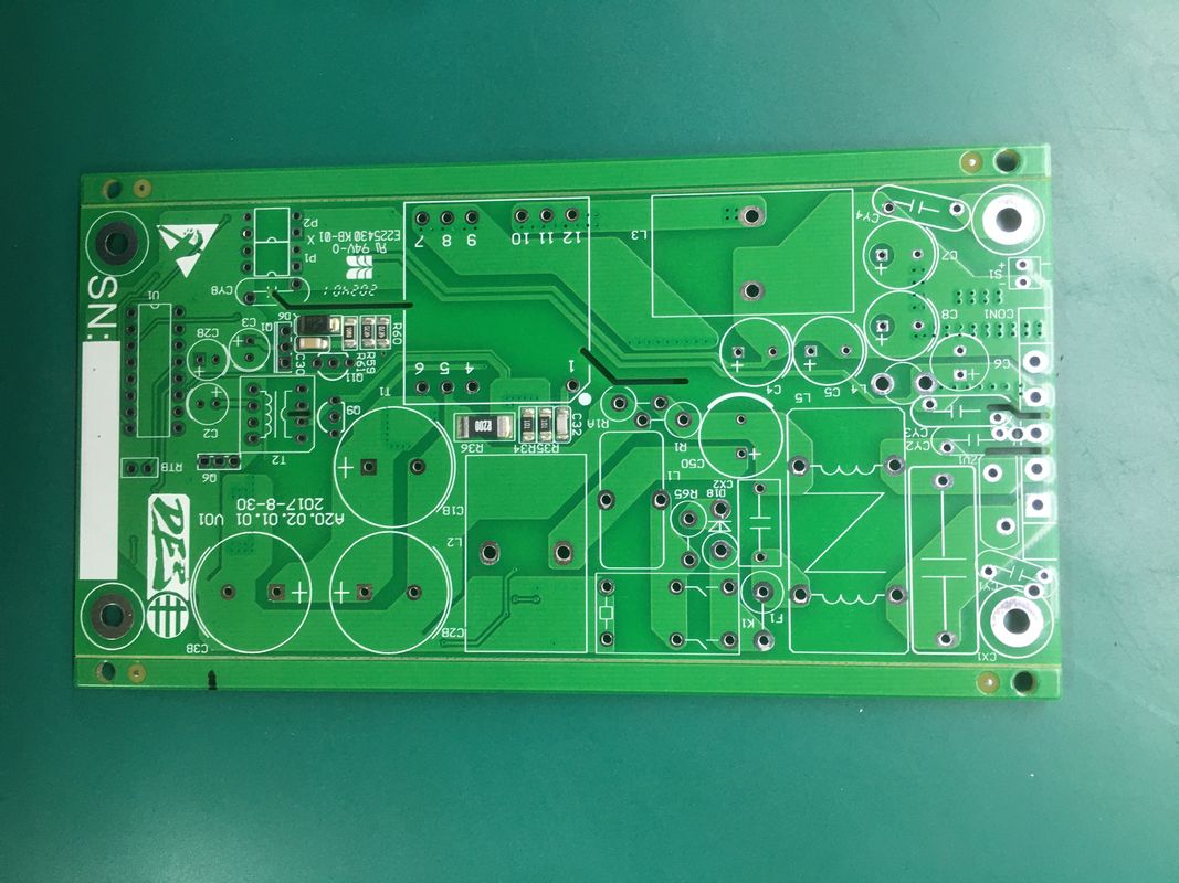 2 couches 2,4 mm de cuivre lourd 4OZ PCB Bare Board Protection électrique avec HASL FR4 sans plomb