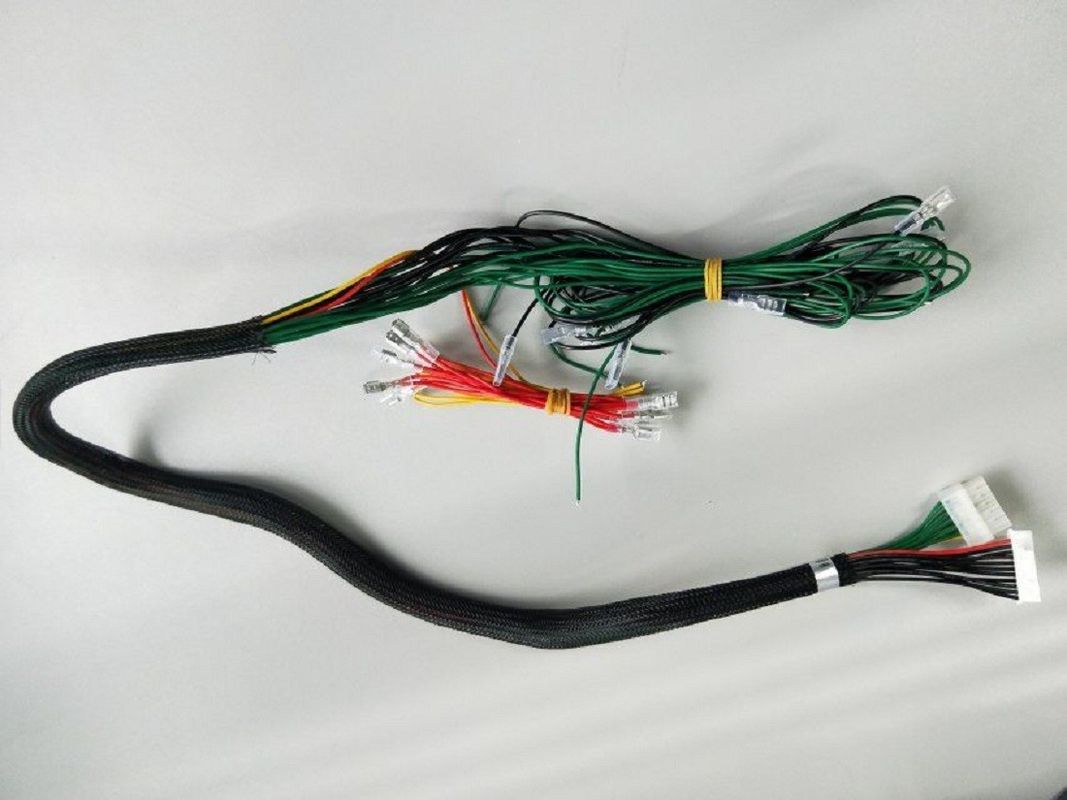 Assemblage de harnais de câbles Molex Veste en PVC Rétardant de flamme 1,2 mm Connecteur de hauteur 24AWG