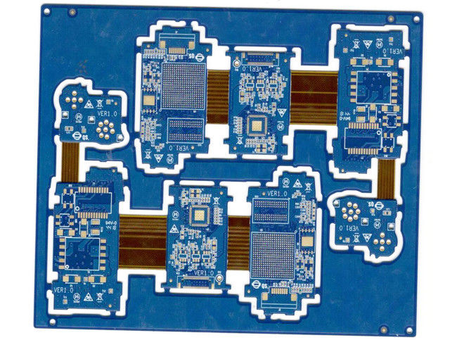 Société d'assemblage de circuits imprimés électroniques Argent 1-30L Contrôle d'impédance 100 Ohm Processus PCBA rigide flexible