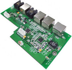 Confiance Assemblage de circuits imprimés de l'industrie automobile avec LW/LS min. 0,05 mm et masque de soudure vert