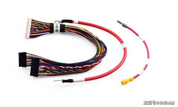 Assemblage de harnais de câble TE avec AWG26 AWG28 Testez la tension 1000 V Résistance de la boucle 280 mOhm