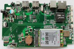 Assemblage de circuits imprimés Bluetooth sur mesure avec masque de soudure bleu fabriqué à Cabmodia et sans tarifs américains