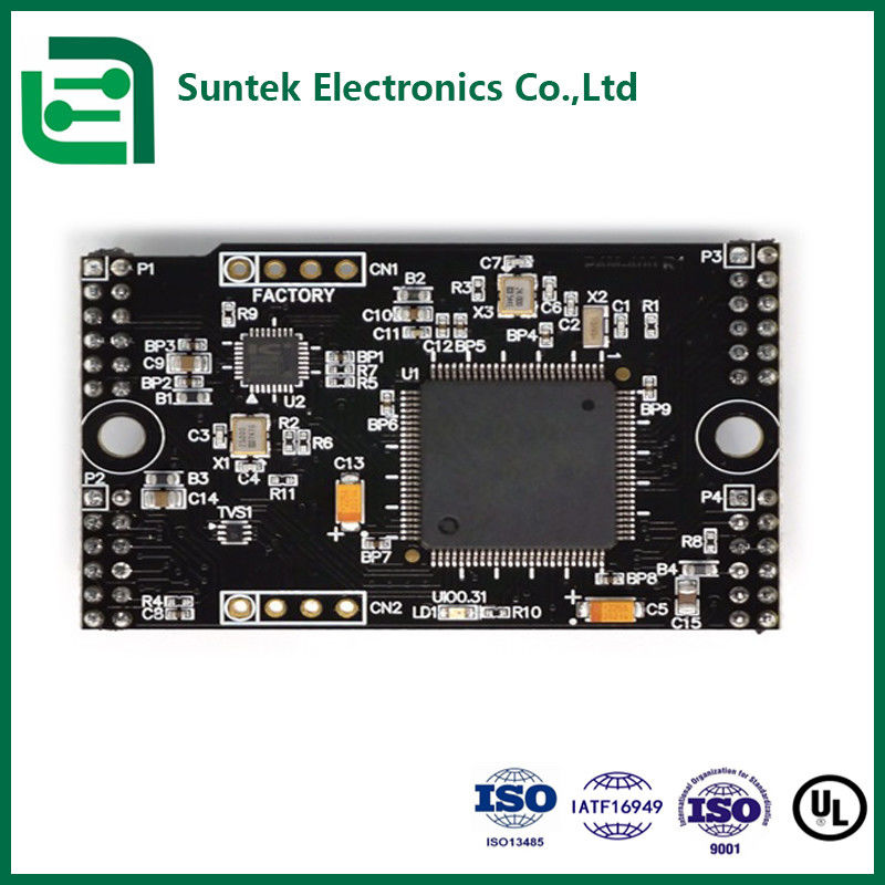 Assemblage de PCB de haute qualité FR4 HDI noir avec contrôle d'impédance et SMT pour les véhicules à énergie nouvelle