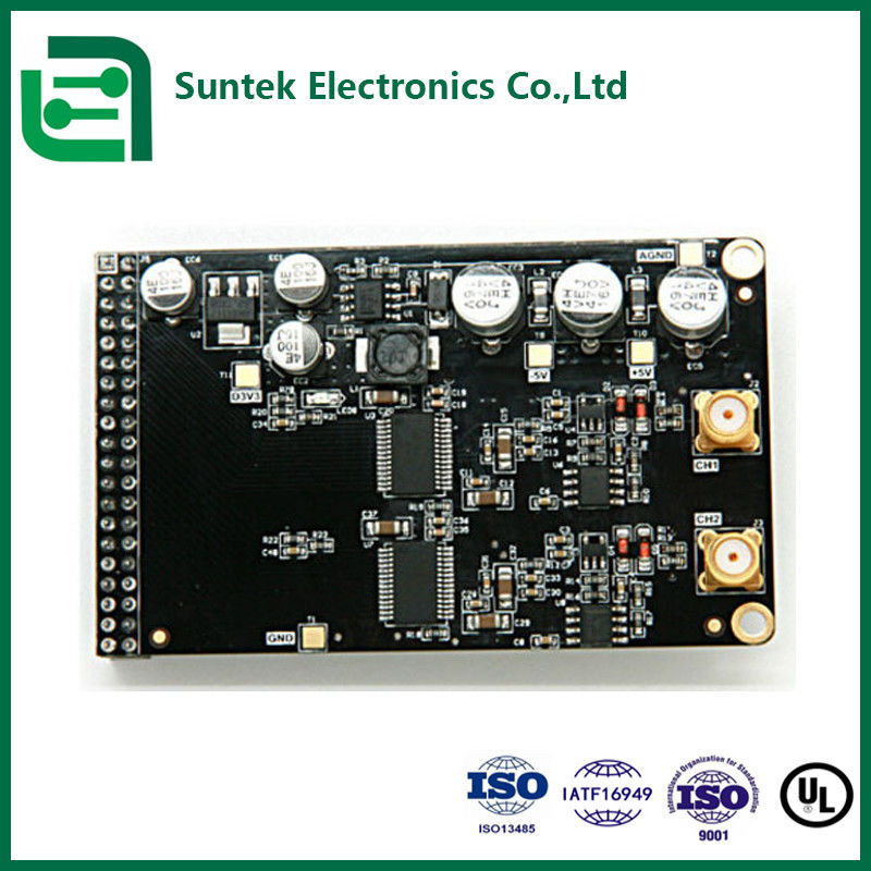 Assemblage de PCB de haute qualité FR4 HDI noir avec contrôle d'impédance et SMT pour les véhicules à énergie nouvelle