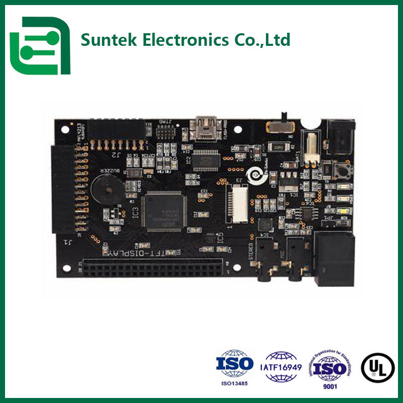 Assemblage de PCB de haute qualité FR4 HDI noir avec contrôle d'impédance et SMT pour les véhicules à énergie nouvelle