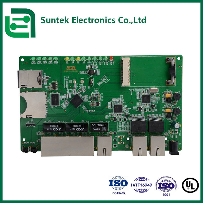 Prototypes de circuits imprimés multicouches FR4 ENIG Assemblage de circuits imprimés automatiques sans plomb HASL UL