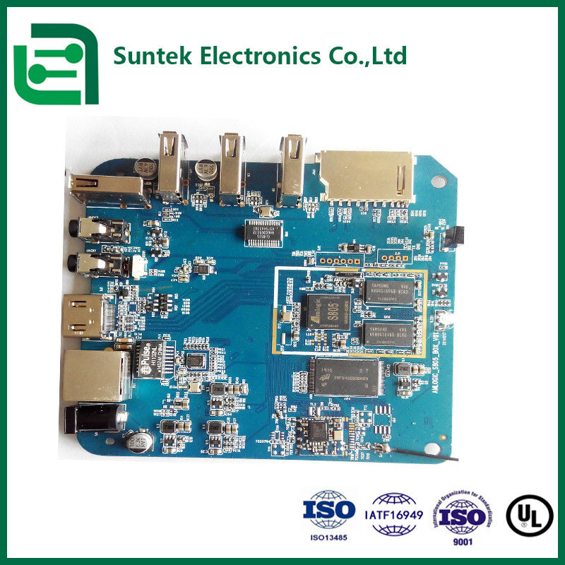 Sécurité industrielle ROHS Assemblage de PCB médical B personnalisé avec remplissage de trous laser et inspection par rayons X OFN