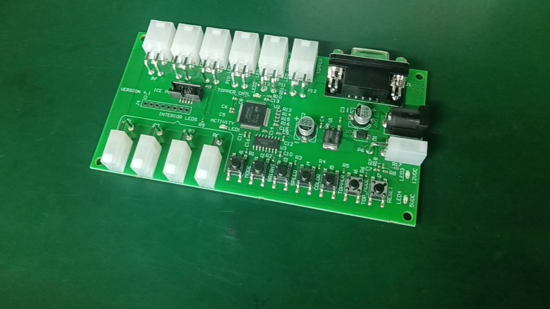 Assemblage de circuits imprimés FR4 pour la protection de l'alimentation, HASL sans plomb Rogers, épaisseur de cuivre 0,5-10 OZ, 0,4 mm-5 mm