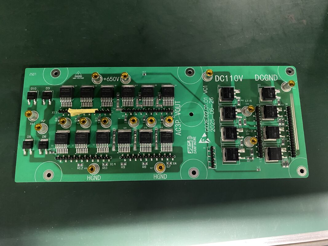 Assemblage et services de test de circuits imprimés EMS PCBA avec masque de soudure blanc, remplissage de trous laser