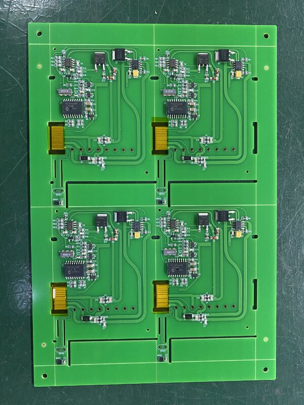 6 Layers Surface Mount Device Assembly White Silk Screen Optimized for Production and Enhanced Circuit Board Performance