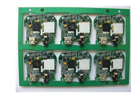 Retour rapide Contrat de fabricant de montage de PCB Soie verte avec ENIG 2U Surface RoHS