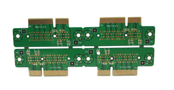 Bga à travers le trou assemblage de PCB usine immersion d'or ENIG 2U doigt d'or