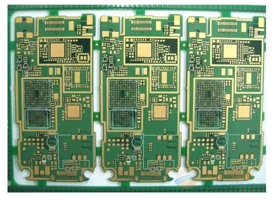 Assemblage de PCB en or par immersion pour le RCC Matériau de construction